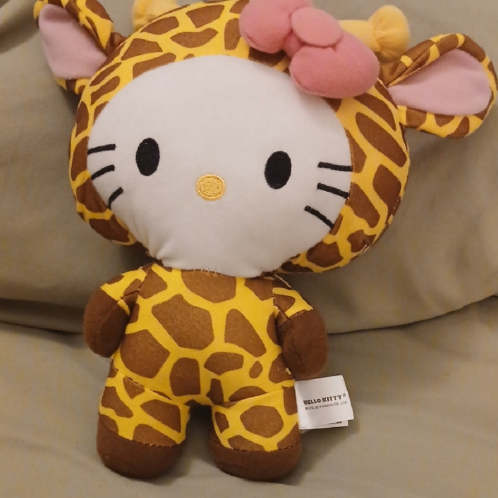 Hello Kitty Giraffe Plush Toy - Yellow and Brown By Fiesta